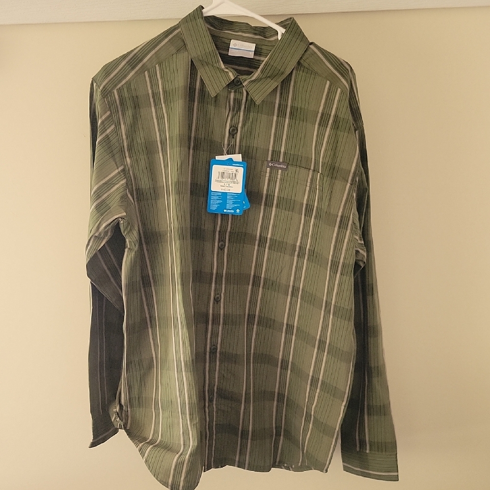 Men's Columbia Large Shirt Button Up